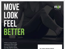 Tablet Screenshot of fit4itfitness.com